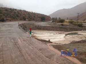 Buen funcionamiento de las obras de mitigación frente a precipitaciones en la comuna de Alto del Carmen
