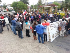 Movilizacion Empleados Municipales Freirina.