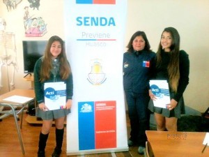 Dos alumnas de Huasco son elegidas para realizar labor preventiva