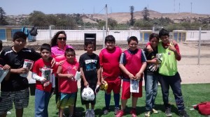 ESCUELAS DE FUTBOL DEL IND DEMOSTRARON SU TALENTO EN LA CANCHA