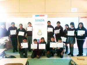 Escuela de Huasco culmina curso de formación preventiva de Senda