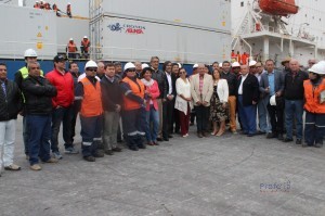 Gobernadora destaca importancia de primer embarque de frutas desde el puerto de Huasco