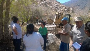 Equipos de trabajo de la gobernación realizan recorrido por sectores aislados de la comuna de Alto del Carmen