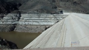 Estado de Embalse santa Juana, entre Vallenar y Alto del Carmen.