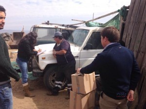 Municipalidad de Freirina apoya a Caleta Los Bronces y sus alrededores por caída económica en el sector.