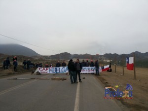 Imopac inicia huelga y se toma instalaciones de planta de pellets en Huasco