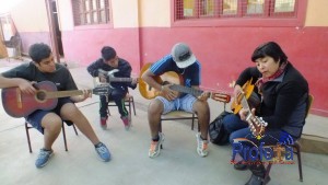 Jóvenes de Hacienda Compañía participaron en primer taller musical