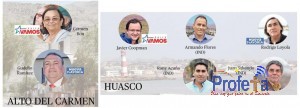 Las 36 cartas electorales que buscan el cupo de alcalde en Atacama 2