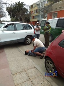 Poblador fue reducido luego que intentó robar un auto