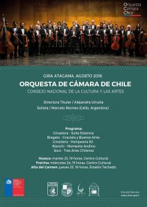 Orquesta de cámara de Chile prepara gira por la Provincia del Huasco