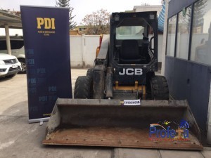 PDI de Vallenar recupera mini cargador avaluado en $13 millones