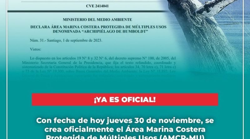 <strong>Comunidades del Archipiélago de Humboldt celebran publicación del decreto que crea área marina protegida</strong>
