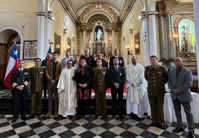 CON EUCARISTÍA CARABINEROS AGRADECIÓ Y ORÓ POR LOS 98 AÑOS DE VIDA 