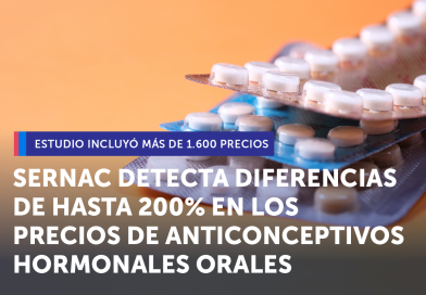 SERNAC DETECTA DIFERENCIAS DE HASTA 200% EN LOS PRECIOS DE ANTICONCEPTIVOS HORMONALES ORALES