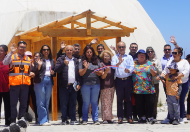 Autoridades locales e INNERGEX inauguran nuevas obras del Domo Comunitario de Caleta Chañaral de Aceituno