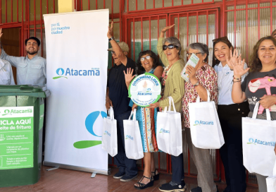 Junta de vecinos Padre Luis Gil de Vallenar es reconocida como “Líder en reciclaje de aceite doméstico”